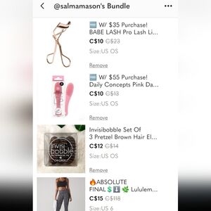 @salmamason's Bundle ($30)
